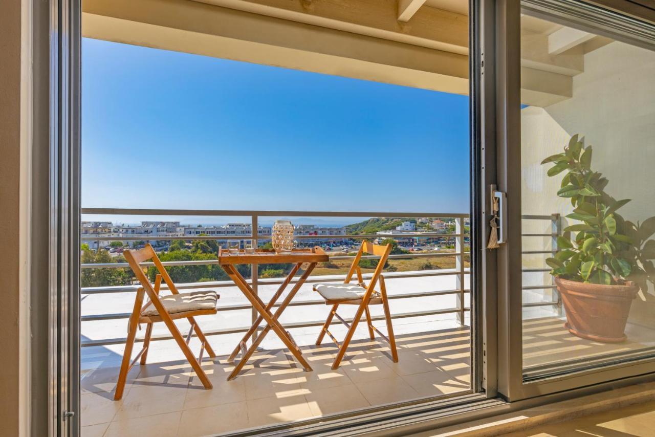 Sunny Penthouse,Modern Amenities+Aegean View Apartment Rhodes City Luaran gambar