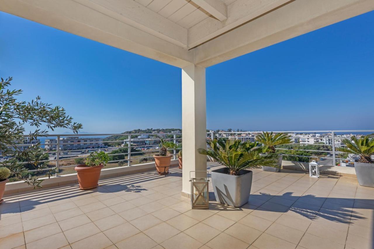 Sunny Penthouse,Modern Amenities+Aegean View Apartment Rhodes City Luaran gambar